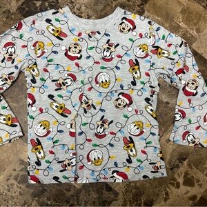 Disney Mickey Mouse Gray Junior Sweatshirt Christmas 4 years